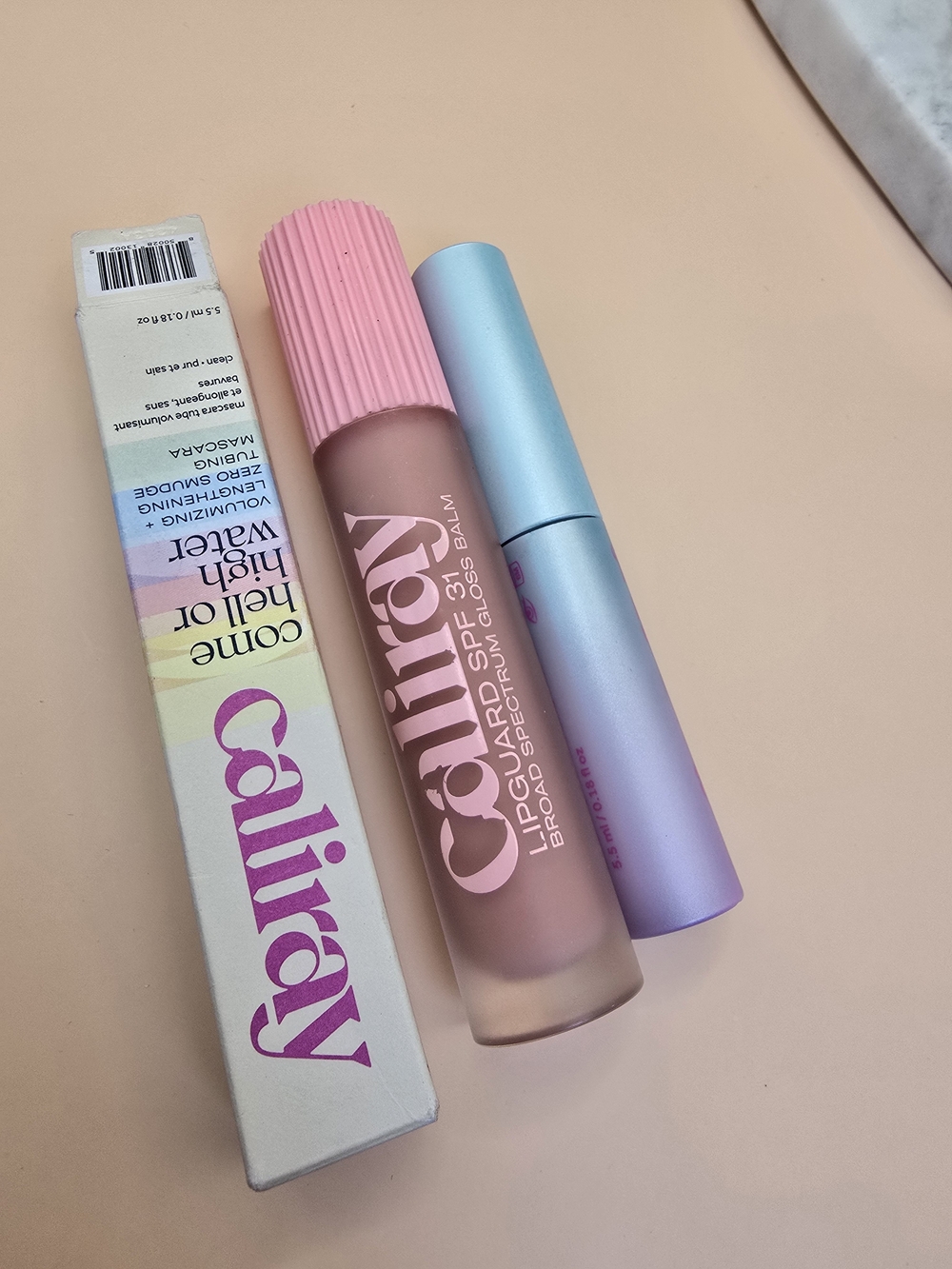 Cailiray Pink Lipguard SPF 31 Hydrating Lip Gloss Balm And Mascara